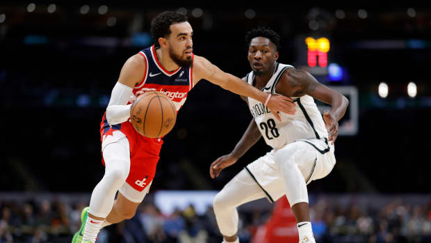 Wizards point guard Tyus Jones